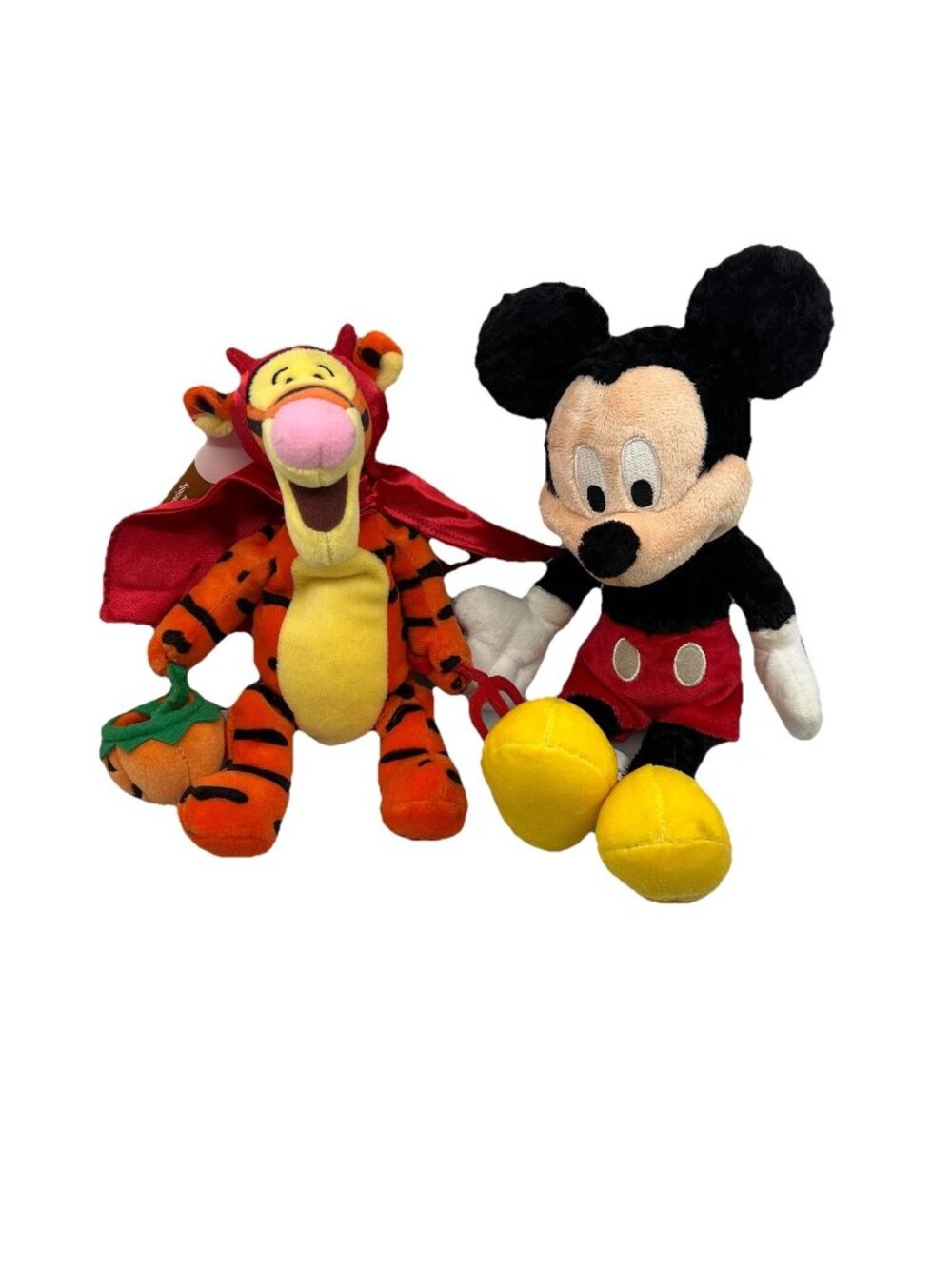 Mickey Mouse Vintage Y2K Halloween Devil Tigger Disney Theme Park Store Plushies